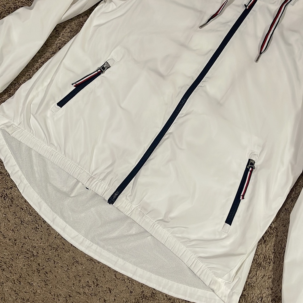 TOMMY HILFIGER Jacket Womens Hoodie Windbreaker Full Zip Size L - Picture 3 of 11
